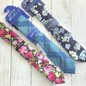 Men's 3 PC 1670/Croft&Barrow/ Apt.9  Ties BNWT
